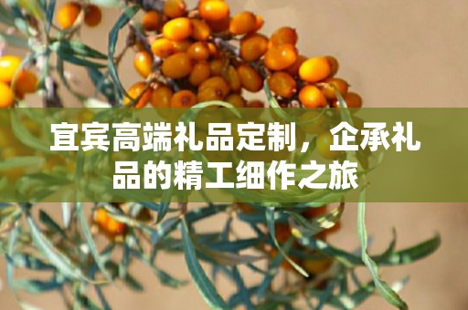 宜宾高端礼品定制，企承礼品的精工细作之旅